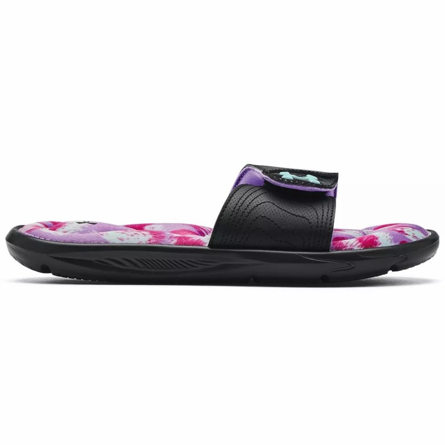 Sandals * | Under Armour Ignite Vi Graphic Kids' Slide Sandals Black