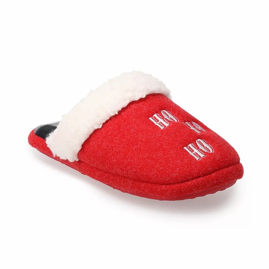 Slippers * | Kid'S Jammies For Your Families Ho! Ho! Ho! Slippers