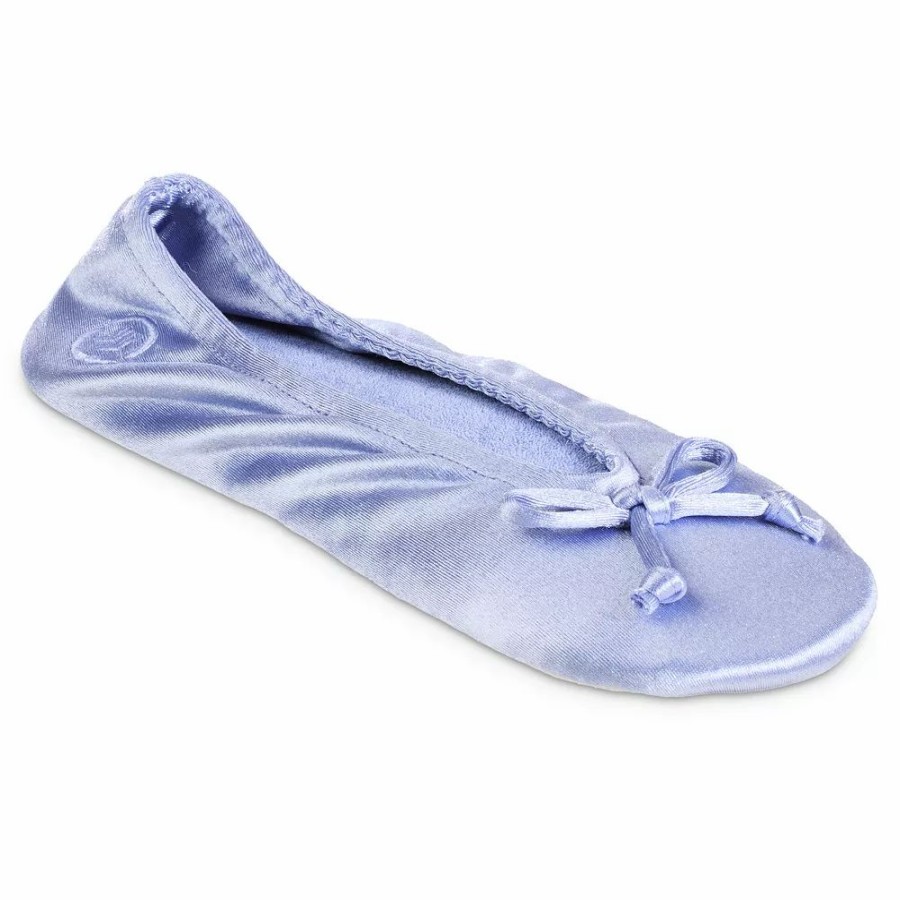 Slippers * | Isotoner Women'S Satin Ballerina Slippers