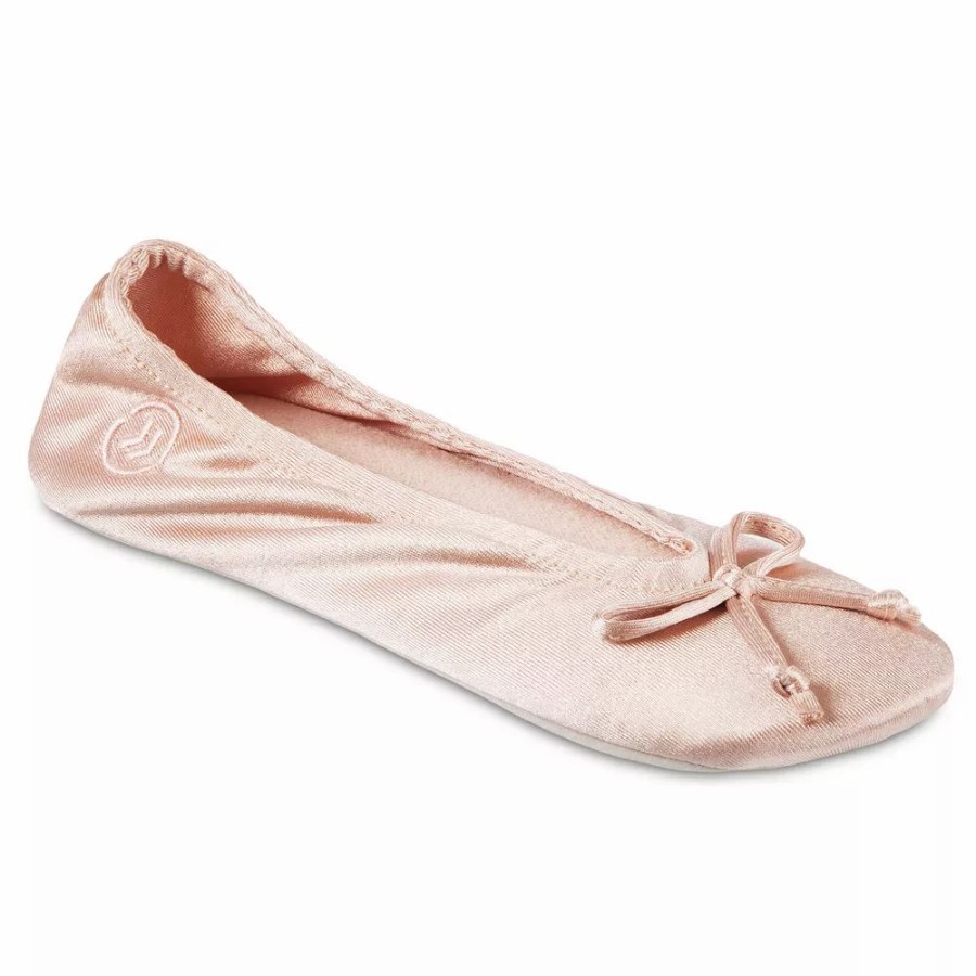 Slippers * | Isotoner Women'S Satin Ballerina Slippers