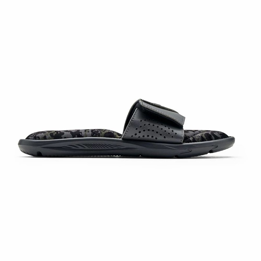 Sandals * | Under Armour Ignite Vi Kids' Slide Sandals Pitch Gray