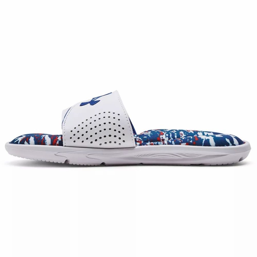 Sandals * | Under Armour Ignite Vi Kids' Slide Sandals Pitch Gray