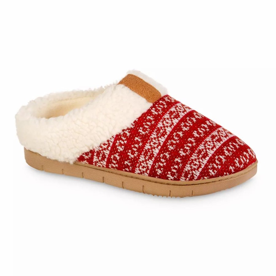 Slippers * | Isotoner Fairisle Braelyn Women'S Hoodback Slippers