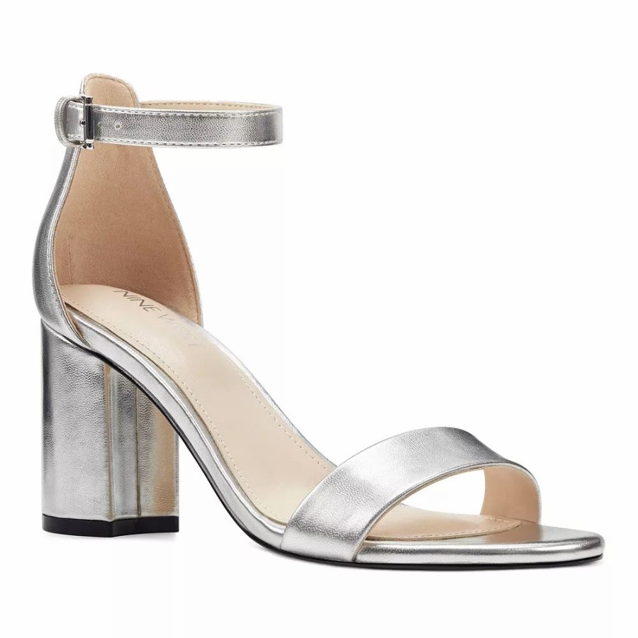 Sandals * | Nine West Sandy Women'S Block Heel Sandals