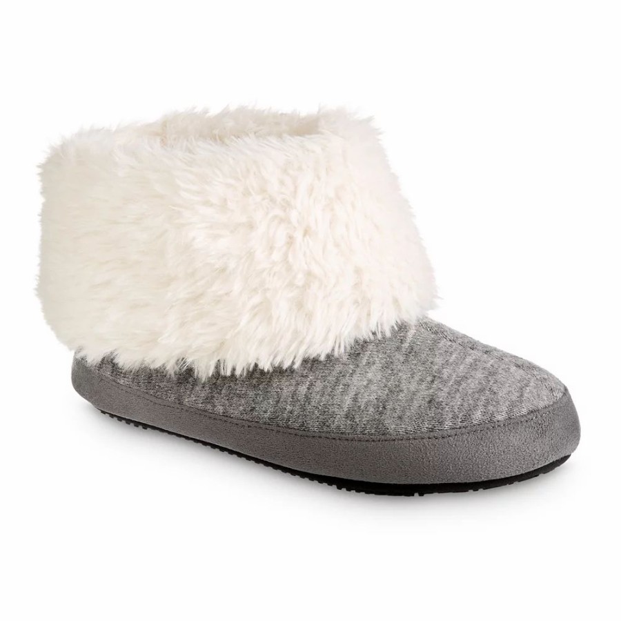 Slippers * | Isotoner Heather Knit Mariso L Women'Sboots