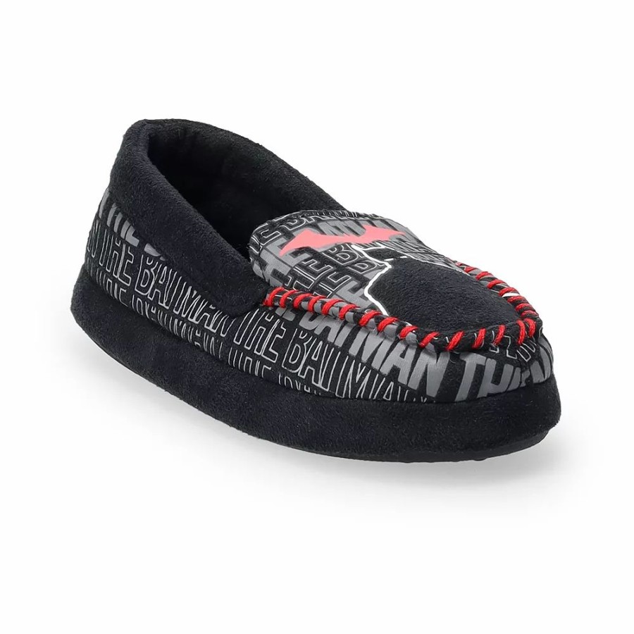 Slippers * | Dc Comics The Batman Boys' Moc Slippers