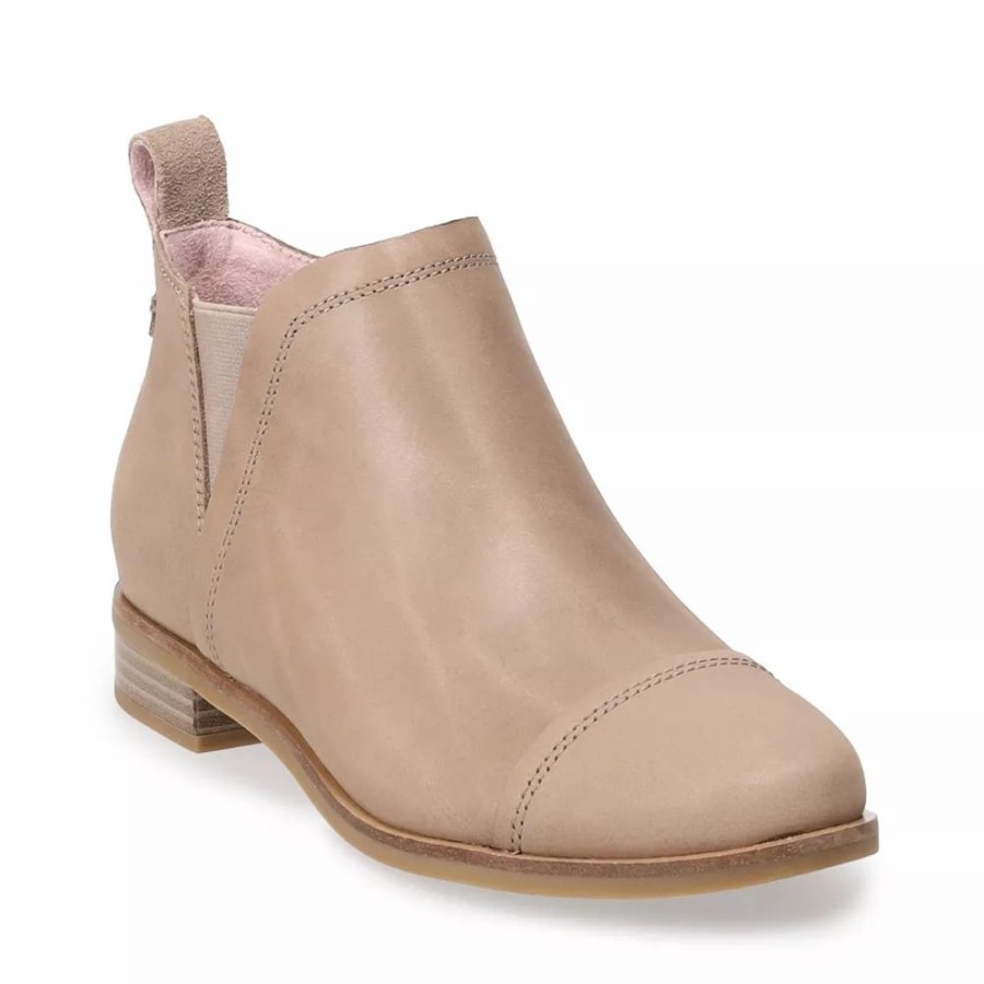 Boots * | Toms Reese Women'S Leather Ankle Boots