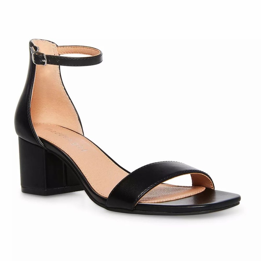 Pumps & Heels * | Madden Girl Sydneyy Women'S Dress Sandals Black