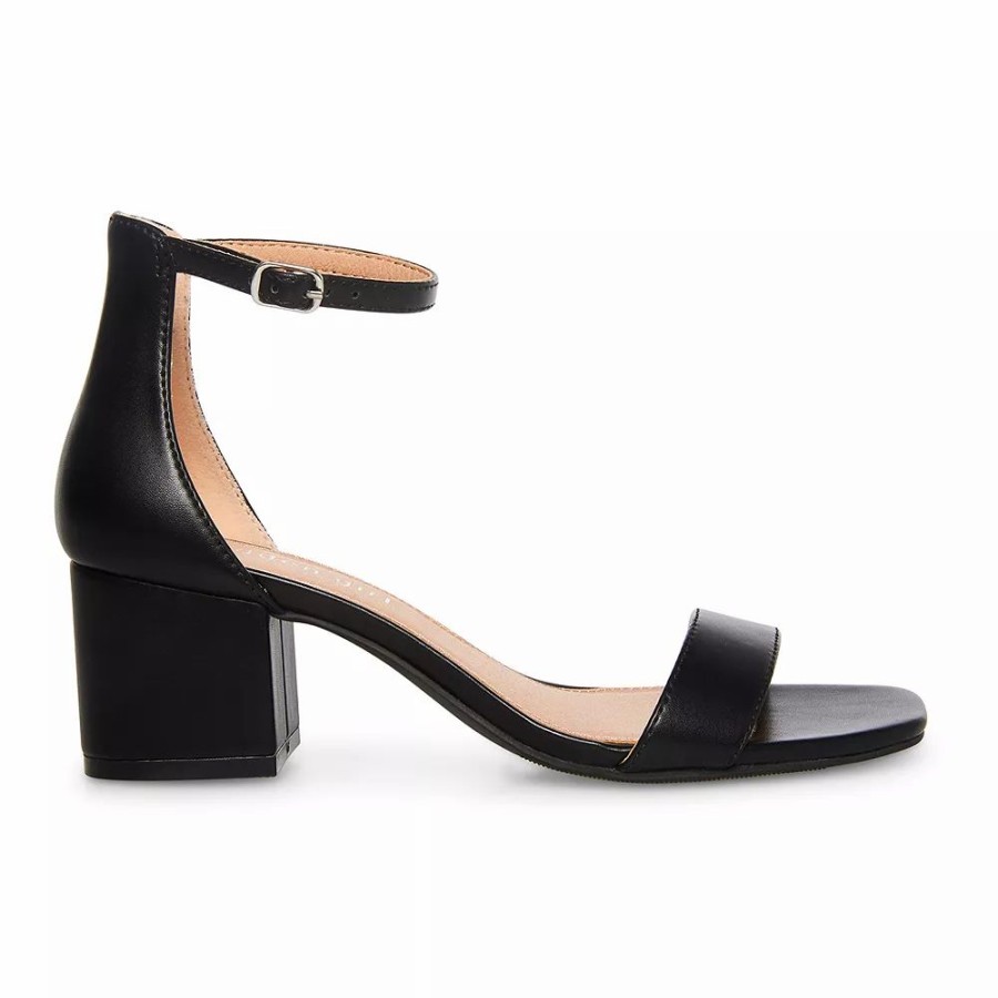 Pumps & Heels * | Madden Girl Sydneyy Women'S Dress Sandals Black