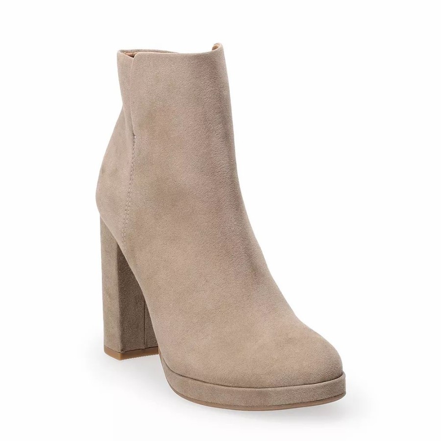 Boots * | Lc Lauren Conrad Souffle Women'S Platform Ankle Boots