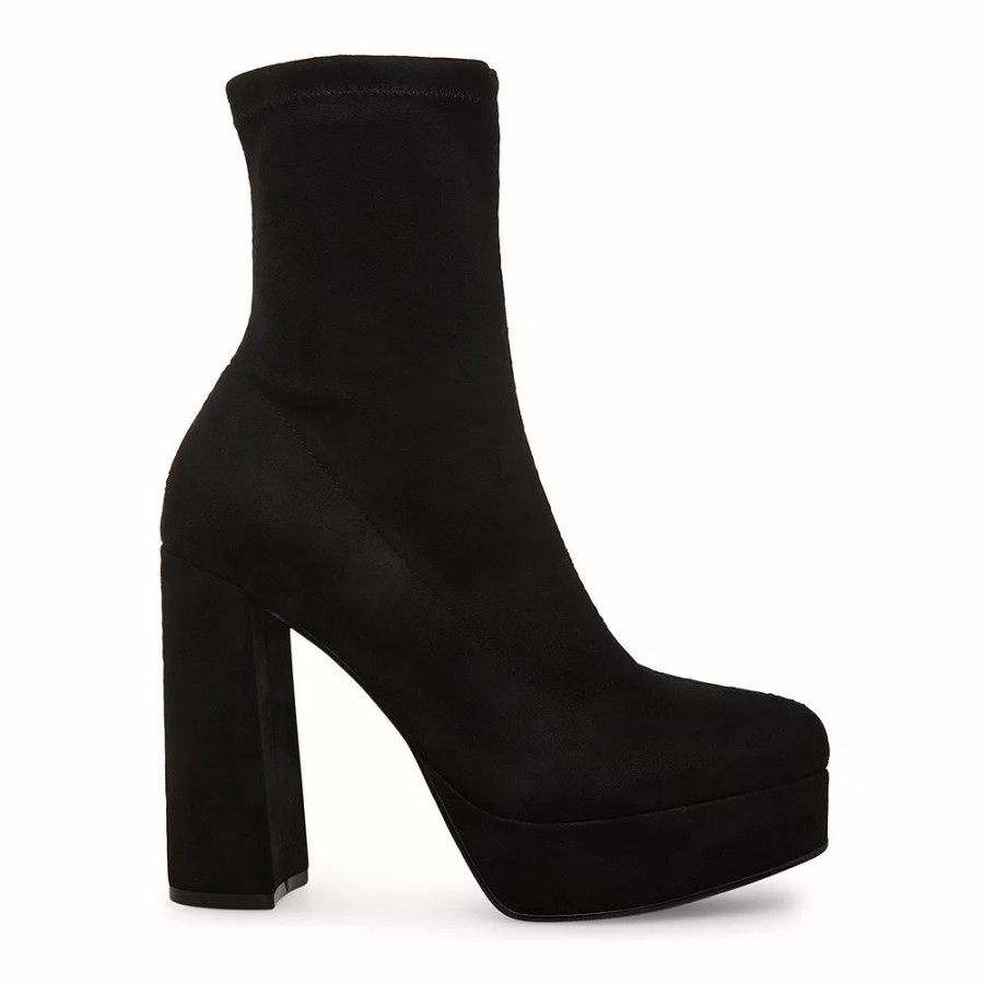 Boots * | Madden Girl Orchid Black Women'S Block Heel Dress Boots