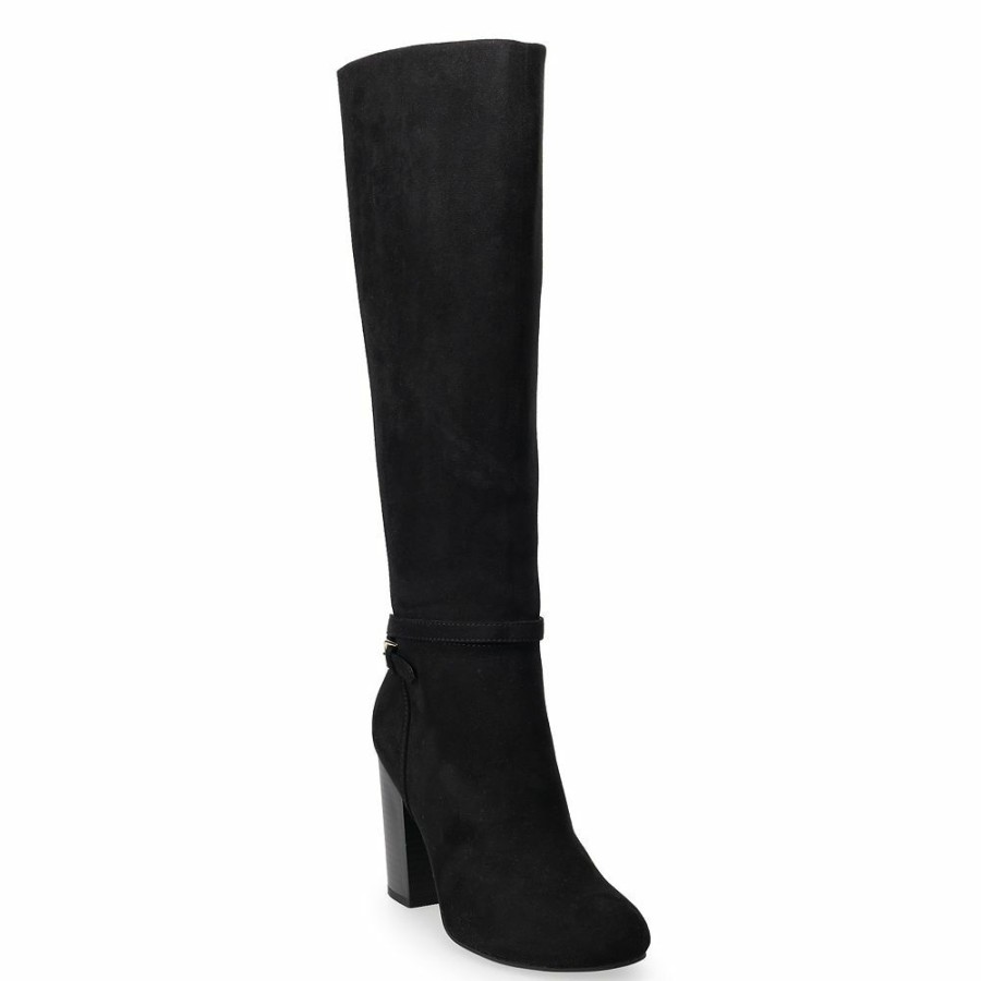 Boots * | Lc Lauren Conrad Scone Heeled Women'S Tall Boots