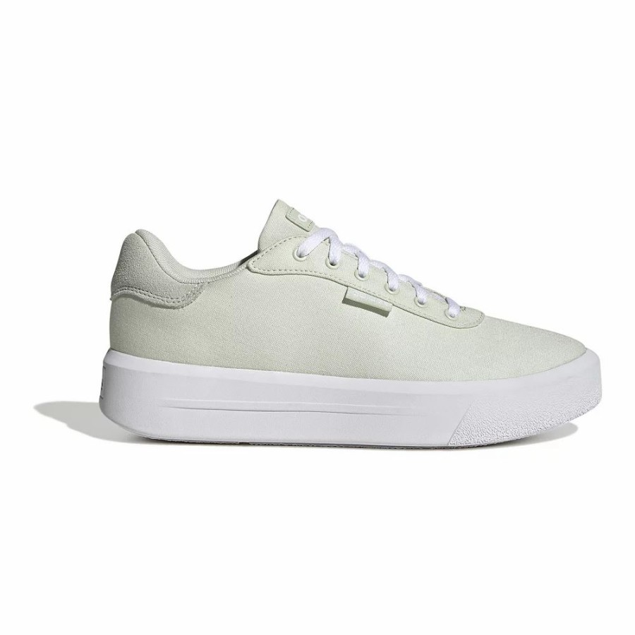 Athletic Shoes & Sneakers * | Adidas Court Platform Women'S Lifestyle Skateboarding Shoes Sage Green