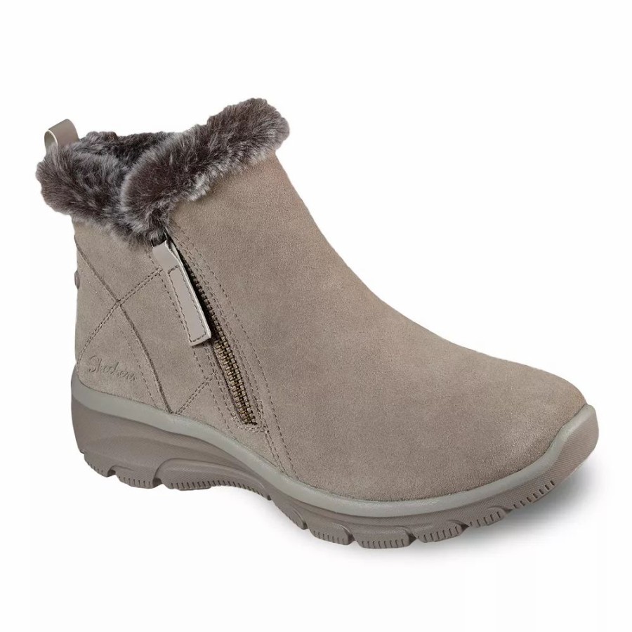 Boots * | Skechers Relaxed Fit Easy Going High Zip Women'S Ankle Boots