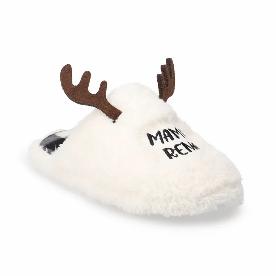 Slippers * | Women'S Jammies For Your Families Spanish Reindeer Slippers