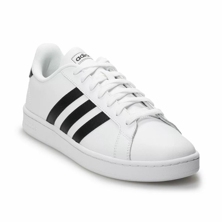 Athletic Shoes & Sneakers * | Adidas Grand Court Men'S Sneakers White Black