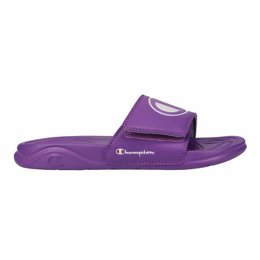 Sandals * | Champion Mega V Her Women'S Slide Sandals Purple Mauve