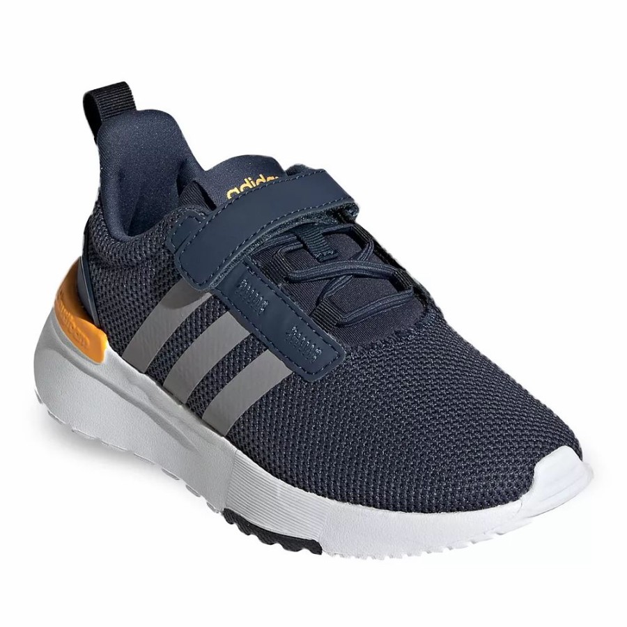 Athletic Shoes & Sneakers * | Adidas Racer Tr21 Little Kids' Shoes Navy Gray Gold