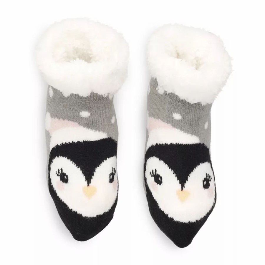 Slippers * | Girls Kookie Kritters Critter Cozy Warmer Slipper Socks