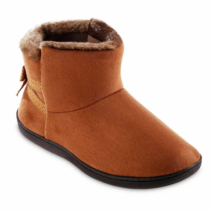 Slippers * | Women'S Isotoner Microsuede Nelly Boot Slippers