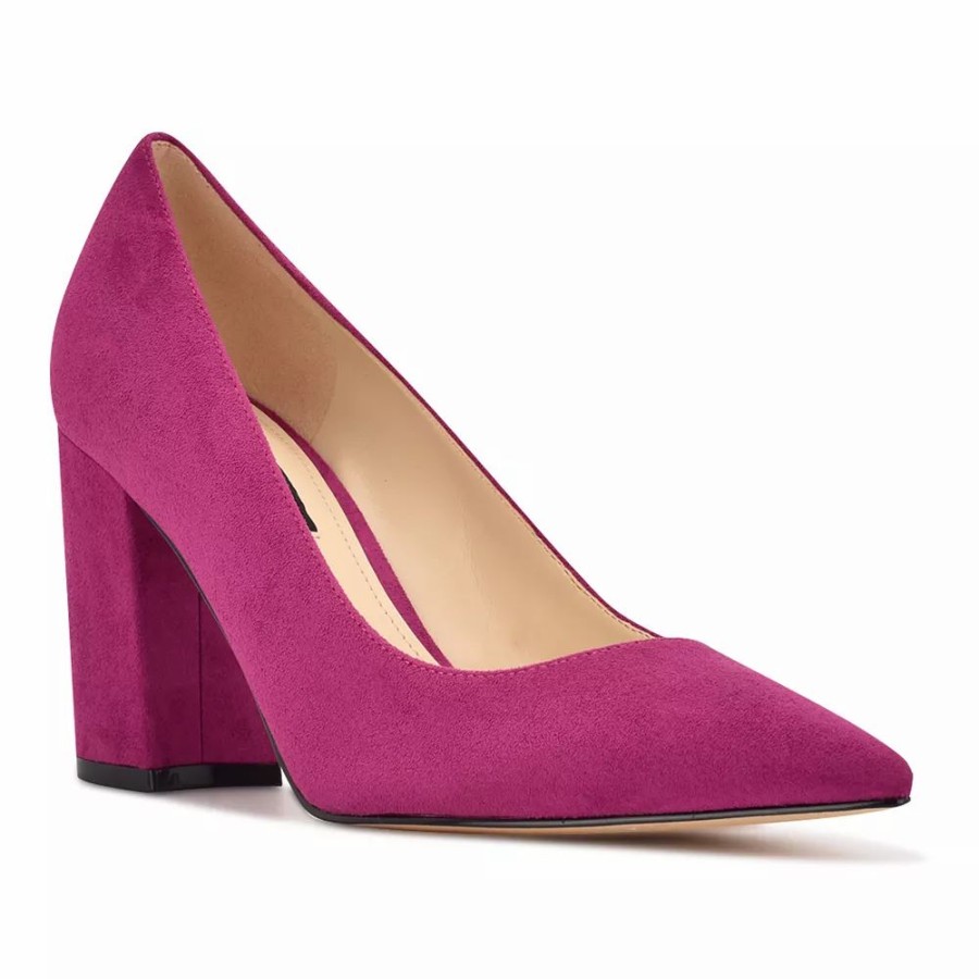 Pumps & Heels * | Nine West Cara Women'S Block Heel Pumps