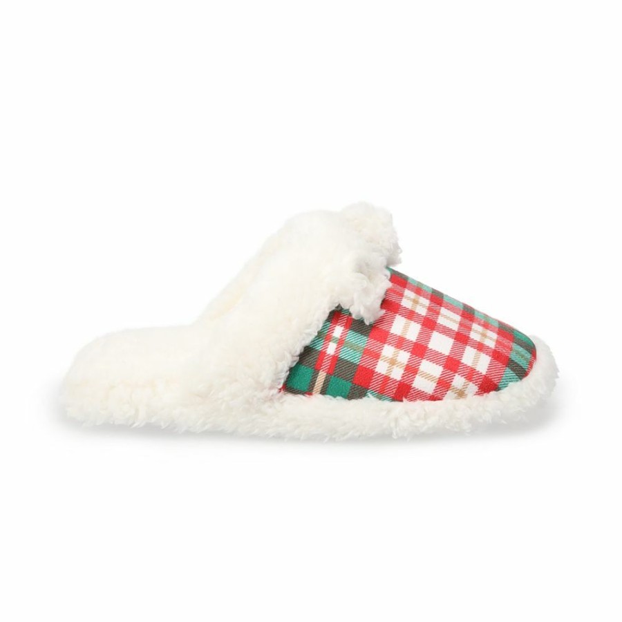 Slippers * | Kids Jammies For Your Families Plaid Scuff Slippers