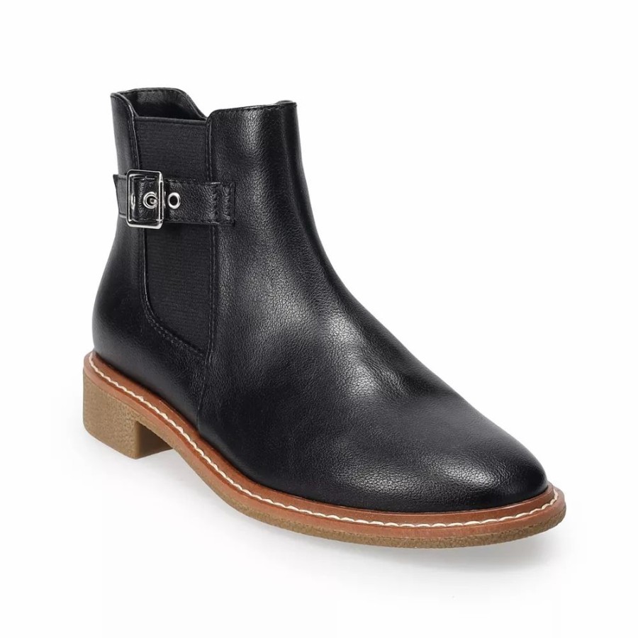 Boots * | Lc Lauren Conrad Chest Crepe Women'S Chelsea Boots