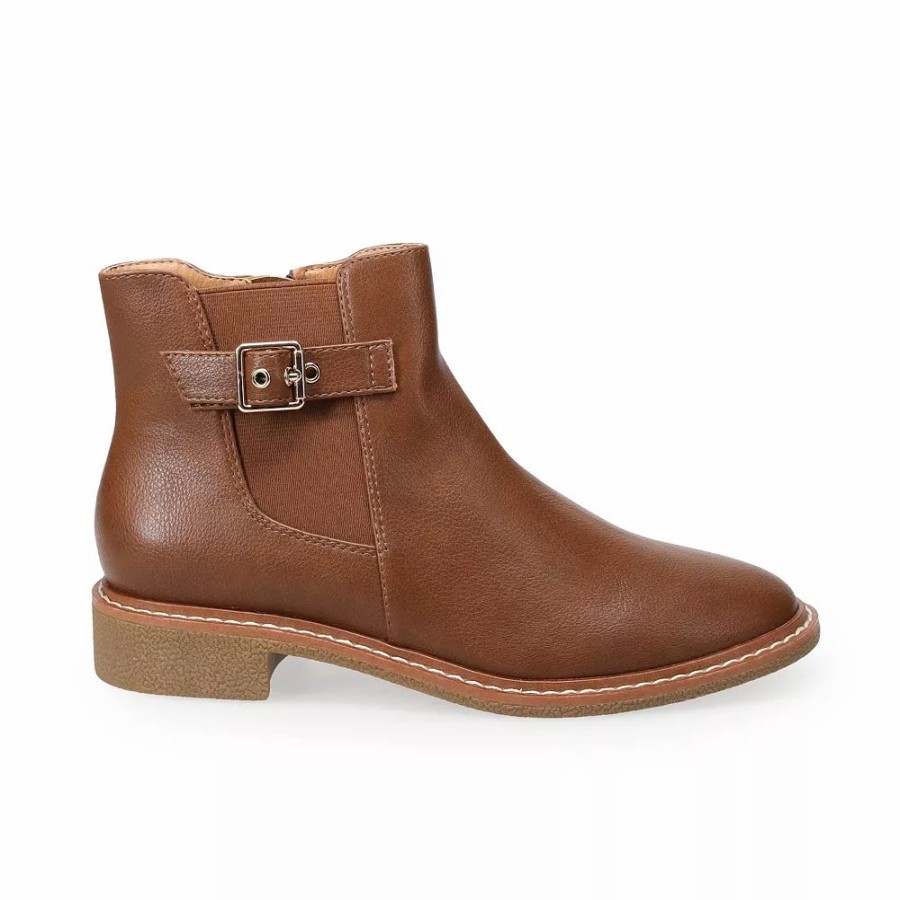 Boots * | Lc Lauren Conrad Chest Crepe Women'S Chelsea Boots