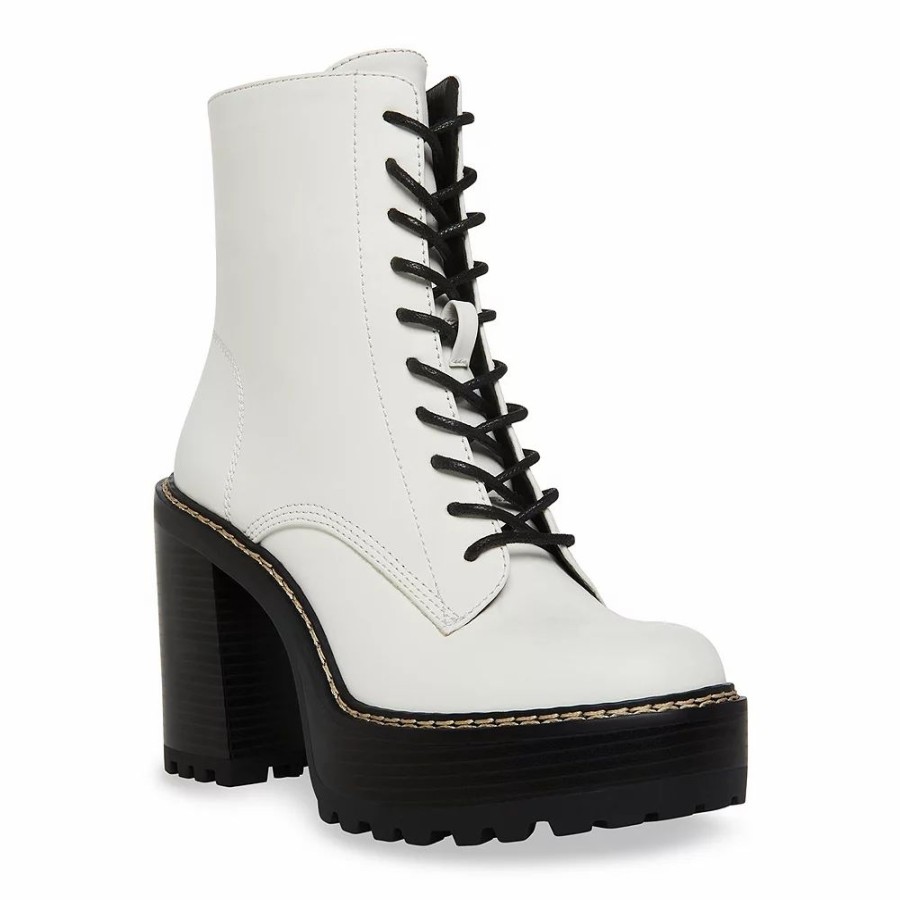 Boots * | Madden Girl Karma Women'S Block Heel Combat Boots