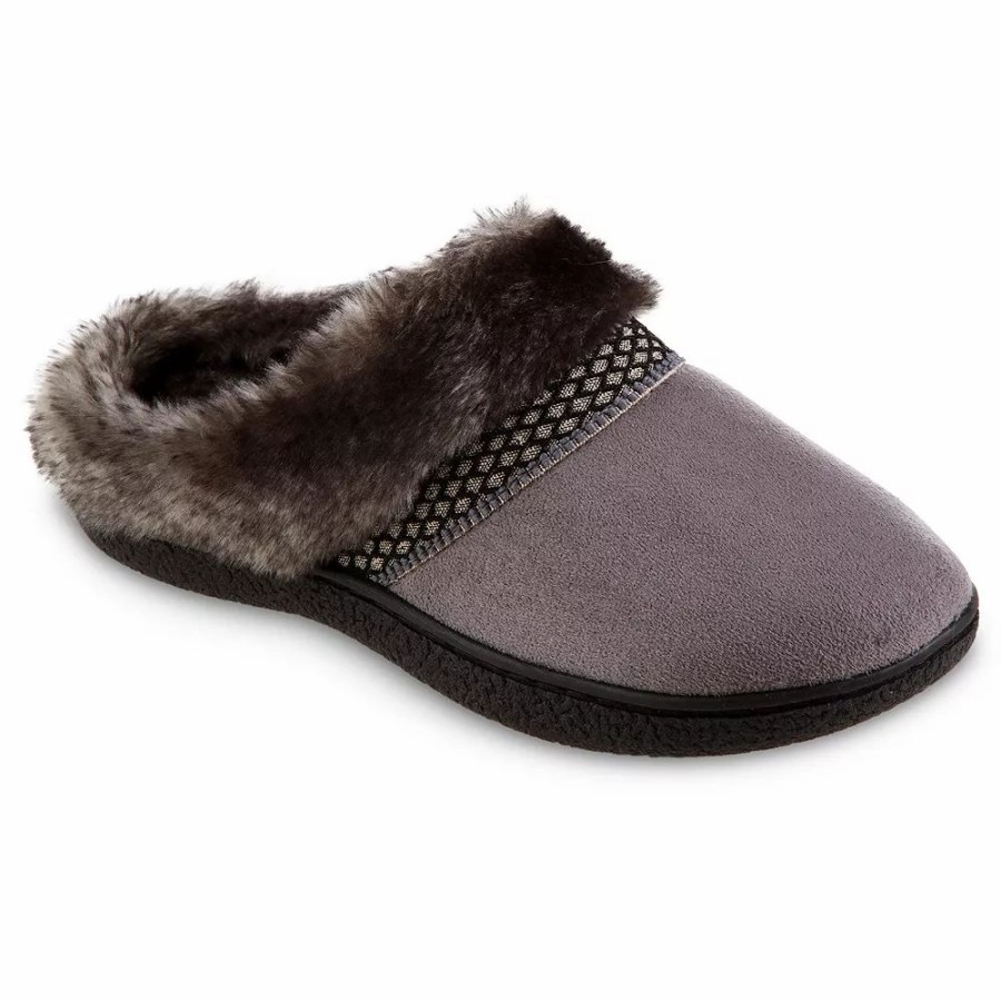 Slippers * | Women'S Isotoner Mallory Hoodback Slippers Made With Recycled Microsuede